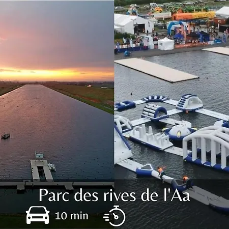 Le Sauge - Centre-ville - Parking Prive Gratuit - Jardin * Bourbourg